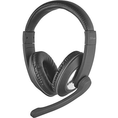 Trust Reno Headset voor PC Zwart Trust Reno Headset voor PC Zwart
