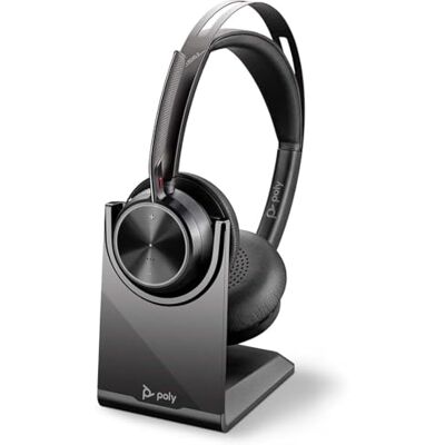 PLT Poly Voyager Focus 2 USB-C-C Headset USB-C/A Adapter Charging Stand Customer Special 1- Active Noise Canceling (ANC) Connect PC/Mac/Mobile via Bluetooth Zwart PLT Poly Voyager Focus 2 USB-C-C Headset USB-C/A Adapter Charging Stand Customer Special 1- Active Noise Canceling (ANC) Connect PC/Mac/Mobile via Bluetooth Zwart