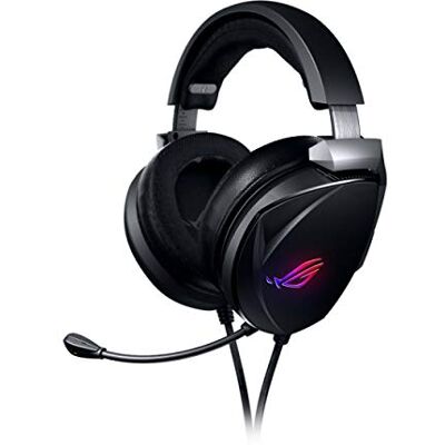 Asus ROG Theta 7.1 USB gaming headset met 7.1 surround sound microfoon met AI voor ruisonderdrukking DAC ROG 7.1 bioscoopkwaliteit Viervoudige DAC ESS Compatibel met PC, PS4 en Nintendo Switch Rgb Asus ROG Theta 7.1 USB gaming headset met 7.1 surround sound microfoon met AI voor ruisonderdrukking DAC ROG 7.1 bioscoopkwaliteit Viervoudige DAC ESS Compatibel met PC, PS4 en Nintendo Switch Rgb
