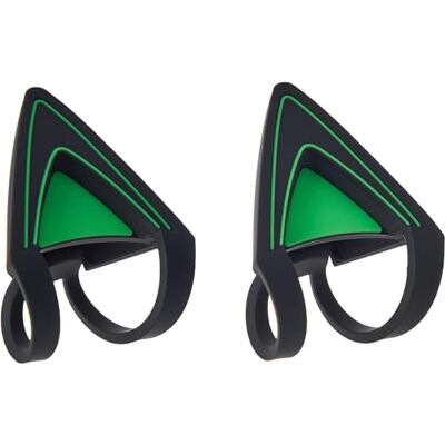 Razer Kitty Ears voor Kraken-headsets Compatibel met Kraken 2019, Kraken TE, Kraken X-headsets in groen voor individueel ontwerp RC21-01140200-W3M1 Razer Kitty Ears voor Kraken-headsets Compatibel met Kraken 2019, Kraken TE, Kraken X-headsets in groen voor individueel ontwerp RC21-01140200-W3M1