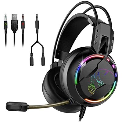 Spirit Of Gamer PRO-H7 Pro Gaming Headset Kunstleer Flexibele Microfoon Retro LED Verlichting RGB Rainbow hoofdtelefoon Multiplatform PC EN CONSOLE Spirit Of Gamer PRO-H7 Pro Gaming Headset Kunstleer Flexibele Microfoon Retro LED Verlichting RGB Rainbow hoofdtelefoon Multiplatform PC EN CONSOLE