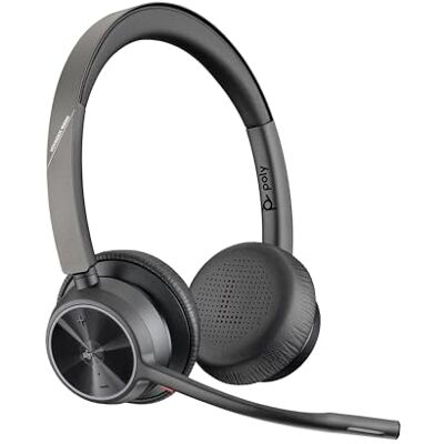 PLT Poly Voyager 4320 UC draadloze headset en laadstation binaurale headset met ruisonderdrukkende microfoonarm verbinding met pc/Mac/mobiele telefoon via Bluetooth Teams (gecertificeerd) PLT Poly Voyager 4320 UC draadloze headset en laadstation binaurale headset met ruisonderdrukkende microfoonarm verbinding met pc/Mac/mobiele telefoon via Bluetooth Teams (gecertificeerd)