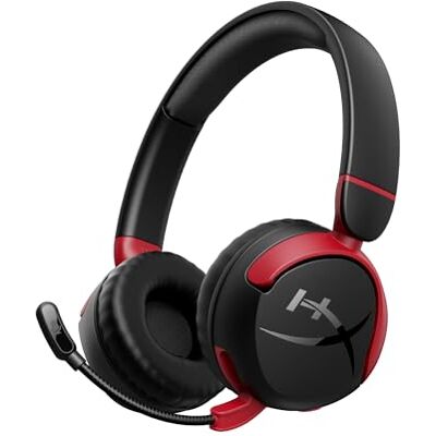 HyperX Gaming Cloud Mini hoofdtelefoon met microfoon, zwart voor kinderen HyperX Gaming Cloud Mini hoofdtelefoon met microfoon, zwart voor kinderen