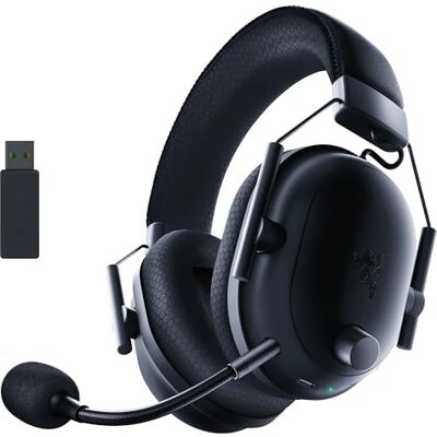 Razer BlackShark V2 Pro (2023) voor pc, e-sports premium draadloze hoofdtelefoon, HyperClear superbrede band, TriForce titanium 50 mm, draadloos, HyperSpeed, batterij tot 70 uur, zwart Razer BlackShark V2 Pro (2023) voor pc, e-sports premium draadloze hoofdtelefoon, HyperClear superbrede band, TriForce titanium 50 mm, draadloos, HyperSpeed, batterij tot 70 uur, zwart