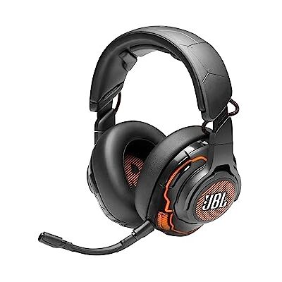 JBL Quantum One Professionele USB-gaming headset met omhullende QuantumSphere met bewegingsdetectie microfoon met ruisonderdrukking compatibel met pc, Playstation, Xbox zwart JBL Quantum One Professionele USB-gaming headset met omhullende QuantumSphere met bewegingsdetectie microfoon met ruisonderdrukking compatibel met pc, Playstation, Xbox zwart