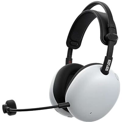 Sony INZONE H9 II Draadloze gaming-hoofdtelefoon met ruisonderdrukking, ontworpen met Fnatic, 360° ruimtelijk geluid, microfoon met IA-ruisonderdrukking, 30 uur batterij, BT/LE/2,4 GHz/kabel, pc wit Sony INZONE H9 II Draadloze gaming-hoofdtelefoon met ruisonderdrukking, ontworpen met Fnatic, 360° ruimtelijk geluid, microfoon met IA-ruisonderdrukking, 30 uur batterij, BT/LE/2,4 GHz/kabel, pc wit