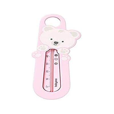 Babyono Drijvende badthermometer voor baby's, roze Babyono Drijvende badthermometer voor baby's, roze