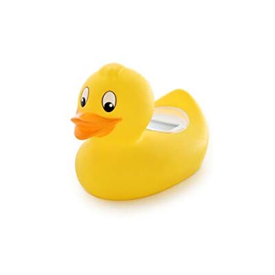 Rotho Babydesign Eendenbadthermometer met digitale meetfunctie, voor een ideale badtemperatuur, geel, 20430 Rotho Babydesign Eendenbadthermometer met digitale meetfunctie, voor een ideale badtemperatuur, geel, 20430