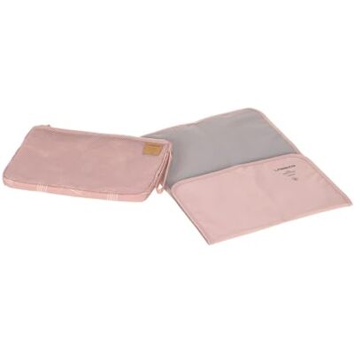 Lässig Baby luiertas met aankleedkussen voor onderweg/Casual Changing Organizer Soft Stripes roze Lässig Baby luiertas met aankleedkussen voor onderweg/Casual Changing Organizer Soft Stripes roze