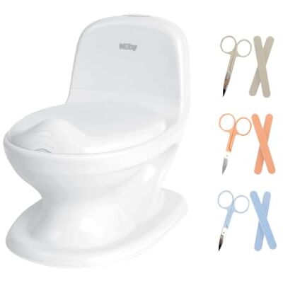 Nuby Nûby My Real Potty Pot met realistisch uitlaatgeluid & babynagelverzorgingsset (kleur niet te kiezen: roze, grijs of blauw) promotiepakket Nuby Nûby My Real Potty Pot met realistisch uitlaatgeluid & babynagelverzorgingsset (kleur niet te kiezen: roze, grijs of blauw) promotiepakket