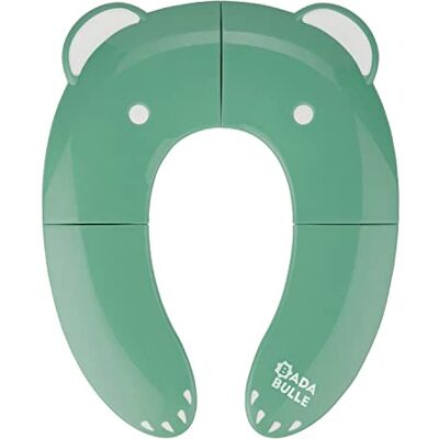 Badabulle 4-vouwen opvouwbare toiletverkleiner, antislip en universeel, ideaal voor op reis, incl. transporttas, vanaf 18 maanden Badabulle 4-vouwen opvouwbare toiletverkleiner, antislip en universeel, ideaal voor op reis, incl. transporttas, vanaf 18 maanden