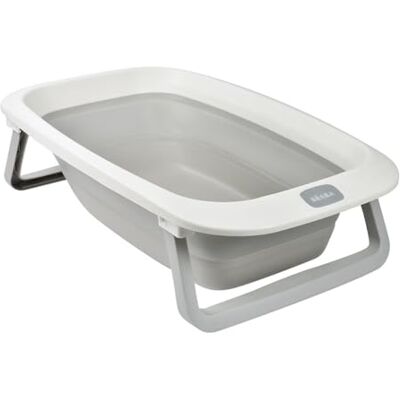 Béaba , Opvouwbare babybadkuip, ultra compact, antislip voeten, design en modieus, afvoerstop, praktische opslag, minimale ruimte, eenvoudig te bedienen, Eazy Pop Camele'O, 29 l, grijs Béaba , Opvouwbare babybadkuip, ultra compact, antislip voeten, design en modieus, afvoerstop, praktische opslag, minimale ruimte, eenvoudig te bedienen, Eazy Pop Camele'O, 29 l, grijs