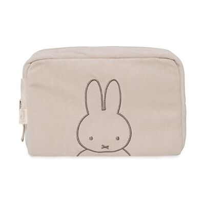 Jollein Luiertas van badstof, Miffy, Nougat, luiertas, make-uptas, organizer, beige Jollein Luiertas van badstof, Miffy, Nougat, luiertas, make-uptas, organizer, beige