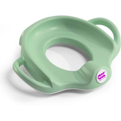 OKBABY Sofa WC-verkleiner met antislip rand Hoge rugleuning voor maximaal comfort en grote handgrepen voor maximale stabiliteit van het kind Groen OKBABY Sofa WC-verkleiner met antislip rand Hoge rugleuning voor maximaal comfort en grote handgrepen voor maximale stabiliteit van het kind Groen