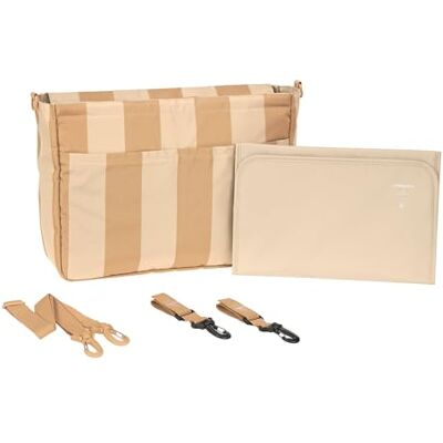 Lässig Kinderwagentas organizer met kinderwagenbevestiging en schouderriem Casual Mix Multi Bag Beige/camel Lässig Kinderwagentas organizer met kinderwagenbevestiging en schouderriem Casual Mix Multi Bag Beige/camel