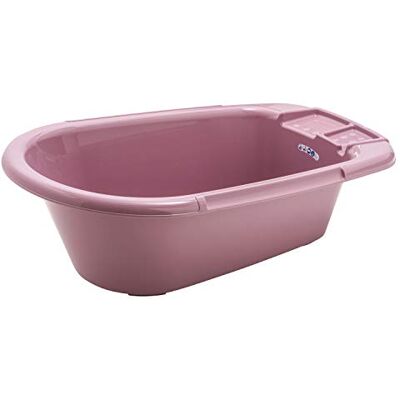 Rotho Babydesign Bad met afvoerstop, 0-12 maanden, Bella Bambina, Fantastic Mauve (oudroze), 20020 0288 Rotho Babydesign Bad met afvoerstop, 0-12 maanden, Bella Bambina, Fantastic Mauve (oudroze), 20020 0288