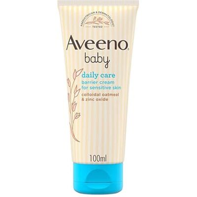 Aveeno Baby Daily Care, barrièrecrème voor kinderen, beschermt tegen huidirritatie, eenvoudig aan te brengen, 100 ml Aveeno Baby Daily Care, barrièrecrème voor kinderen, beschermt tegen huidirritatie, eenvoudig aan te brengen, 100 ml