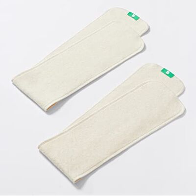 Mitac , Flexi Boost, revolutionaire wasbare booster, set van 2 ultrazachte boosters voor wasbare luiers, hoog absorptievermogen Mitac , Flexi Boost, revolutionaire wasbare booster, set van 2 ultrazachte boosters voor wasbare luiers, hoog absorptievermogen