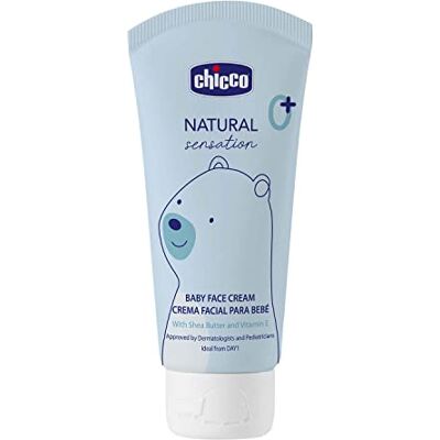 Chicco Natural Sensation Gezichtscrème met sheaboter en vitamine E, beschermt de huid tegen invloeden van buitenaf en roodheid, regenererende werking van de huidbarrière, hydraterend en beschermend, Chicco Natural Sensation Gezichtscrème met sheaboter en vitamine E, beschermt de huid tegen invloeden van buitenaf en roodheid, regenererende werking van de huidbarrière, hydraterend en beschermend,