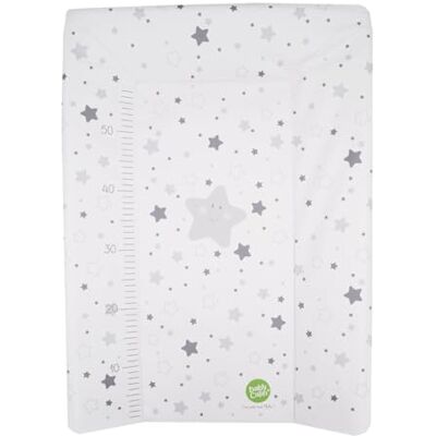 Babycalin aankleedkussen luxe ster grijs 50 x 70 cm met bedrukte meetlat Babycalin aankleedkussen luxe ster grijs 50 x 70 cm met bedrukte meetlat