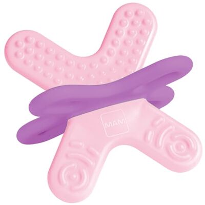 MAM C124 Bite & Relax, 2 sterilisatiedozen, roze MAM C124 Bite & Relax, 2 sterilisatiedozen, roze