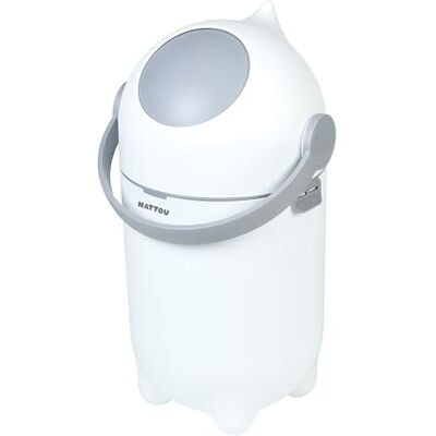 Nattou Dropy luieremmer, geurremmend, gemakkelijk met één hand te openen, 49,5 x 28 cm, polypropyleen/ABS, wit Nattou Dropy luieremmer, geurremmend, gemakkelijk met één hand te openen, 49,5 x 28 cm, polypropyleen/ABS, wit