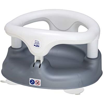 Rotho Babydesign Badzitje, met scharnierende ring en kinderveiligheidsslot, 7-16 maanden, tot 13 kg, BPA-vrij, 35 x 31,3 x 22 cm, parelzilver/wit Rotho Babydesign Badzitje, met scharnierende ring en kinderveiligheidsslot, 7-16 maanden, tot 13 kg, BPA-vrij, 35 x 31,3 x 22 cm, parelzilver/wit