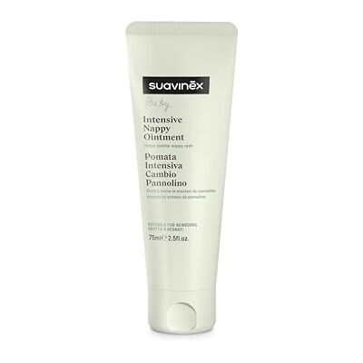 Suavinex , Intensieve luierzalf voor baby's, luiercrème met zinkoxide, geschikt voor zeer gevoelige en pasgeboren huid, 92% ingrediënten van natuurlijke oorsprong, luierzalf met textuur Suavinex , Intensieve luierzalf voor baby's, luiercrème met zinkoxide, geschikt voor zeer gevoelige en pasgeboren huid, 92% ingrediënten van natuurlijke oorsprong, luierzalf met textuur
