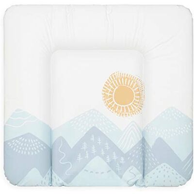 Bonky ® Verzorgingskussen voor baby's, zacht, 72 x 75 cm, dik aankleedkussen, wasbaar, voor jongens en meisjes, Öko-Tex gecertificeerd, waterdicht, bergen, 75 x 72 cm Bonky ® Verzorgingskussen voor baby's, zacht, 72 x 75 cm, dik aankleedkussen, wasbaar, voor jongens en meisjes, Öko-Tex gecertificeerd, waterdicht, bergen, 75 x 72 cm