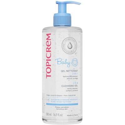 Topicrem 2-in-1 reinigingsgel voor lichaam en haar, 500 ml Topicrem 2-in-1 reinigingsgel voor lichaam en haar, 500 ml