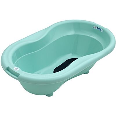 Rotho Babydesign TOP badkuip met antislipmat en afvoerstop, 0-12 maanden, TOP, Zweeds groen (mintgroen), 200010266 Rotho Babydesign TOP badkuip met antislipmat en afvoerstop, 0-12 maanden, TOP, Zweeds groen (mintgroen), 200010266