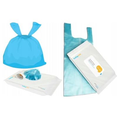 Babyono Geparfumeerde luier wegwerpluierzakken, 100 stuks Babyono Geparfumeerde luier wegwerpluierzakken, 100 stuks