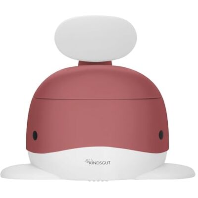 Kindsgut Kinderpotje, WC, roze Walvis toiletpot voor zindelijkheidstraining, antislip, met rugleuning en afneembare houder, gemakkelijk te reinigen Kindsgut Kinderpotje, WC, roze Walvis toiletpot voor zindelijkheidstraining, antislip, met rugleuning en afneembare houder, gemakkelijk te reinigen