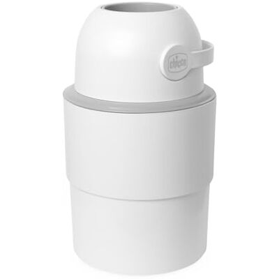 Chicco Telescopische luieremmer met geurcontrole, compact, opvouwbaar en ruimtebesparend, geen bijvullen nodig, normale zakken worden gebruikt, wit Chicco Telescopische luieremmer met geurcontrole, compact, opvouwbaar en ruimtebesparend, geen bijvullen nodig, normale zakken worden gebruikt, wit