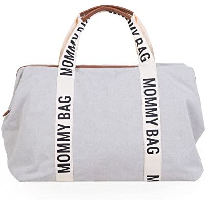 Childhome , Mommy Bag, luiertas, moederschap, reistas, grote capaciteit, aankleedmat, verstelbare schouderriem, vakken, koeltas, koffer, Signature Collectie ecru Childhome , Mommy Bag, luiertas, moederschap, reistas, grote capaciteit, aankleedmat, verstelbare schouderriem, vakken, koeltas, koffer, Signature Collectie ecru
