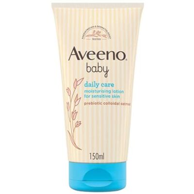 Aveeno Baby Idraterende crème, 150 ml Voor baby's en kinderen, met colloïdale haver en haver, voor droge en gevoelige huid, voor gezicht en lichaam Aveeno Baby Idraterende crème, 150 ml Voor baby's en kinderen, met colloïdale haver en haver, voor droge en gevoelige huid, voor gezicht en lichaam