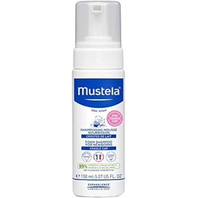 Mustela Bebe Foam Shampoo voor pasgeborenen, 150 ml Mustela Bebe Foam Shampoo voor pasgeborenen, 150 ml