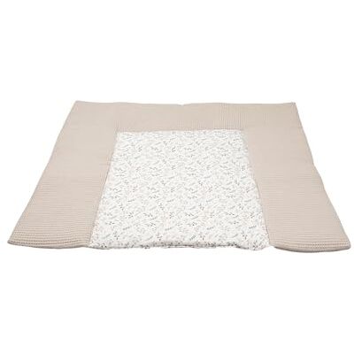 ULLENBOOM Aankleedkussen 85 x 75 cm, honingraatpatroon, bloemenzand (gemaakt in de EU), wasbaar en geschikt voor onderweg, overtrek 100% katoen Öko-Tex 75 x 85 cm ULLENBOOM Aankleedkussen 85 x 75 cm, honingraatpatroon, bloemenzand (gemaakt in de EU), wasbaar en geschikt voor onderweg, overtrek 100% katoen Öko-Tex 75 x 85 cm