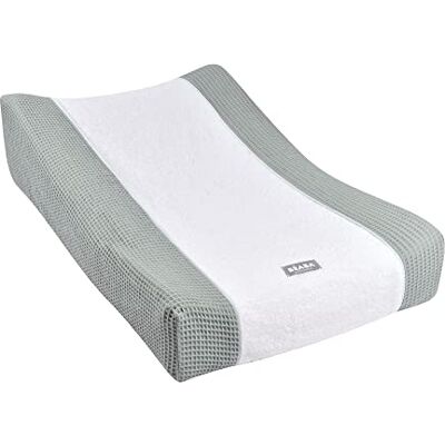 Béaba , Overtrek voor aankleedkussen Sofalange, 100% honingraat katoen, zachte spons, absorberend laken, optimaal comfort, Oekotex gecertificeerde stoffen, watergroen Béaba , Overtrek voor aankleedkussen Sofalange, 100% honingraat katoen, zachte spons, absorberend laken, optimaal comfort, Oekotex gecertificeerde stoffen, watergroen