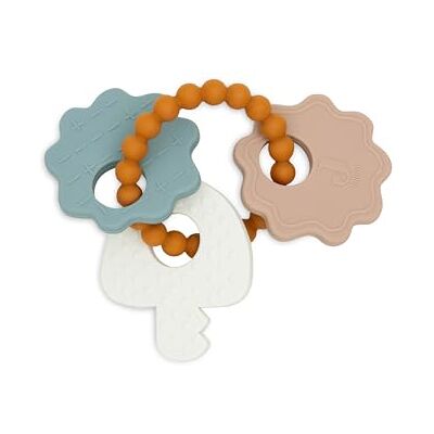 Jollein Lovely Birds Bijtring voor baby's, 100% siliconen, bijthulp, babyspeelgoed Jollein Lovely Birds Bijtring voor baby's, 100% siliconen, bijthulp, babyspeelgoed