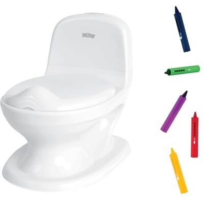 Nuby Nûby My Real Potty Pot met realistisch uitlaatgeluid en badlapis promotiepakket Nuby Nûby My Real Potty Pot met realistisch uitlaatgeluid en badlapis promotiepakket