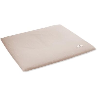 Julius Zöllner Hoes voor aankleedkussen van katoen mousseline mousseline zand maat 85/75 Julius Zöllner Hoes voor aankleedkussen van katoen mousseline mousseline zand maat 85/75