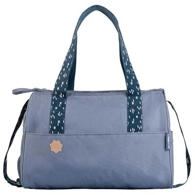 Badabulle Pocketstyle luiertas, grote inhoud 23 l, veel zakken, veel accessoires, inclusief aankleedkussen, blauw Badabulle Pocketstyle luiertas, grote inhoud 23 l, veel zakken, veel accessoires, inclusief aankleedkussen, blauw