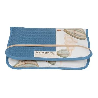 ULLENBOOM Luiertas voor onderweg, luiertas voor maximaal 3 luiers, doekjes en andere accessoires, luiertas met ritssluiting en elastiek, klein en casual ULLENBOOM Luiertas voor onderweg, luiertas voor maximaal 3 luiers, doekjes en andere accessoires, luiertas met ritssluiting en elastiek, klein en casual