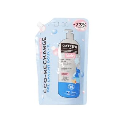 CATTIER PARIS Cattier Zachte reinigingsgel voor baby's Refill 1 l CATTIER PARIS Cattier Zachte reinigingsgel voor baby's Refill 1 l