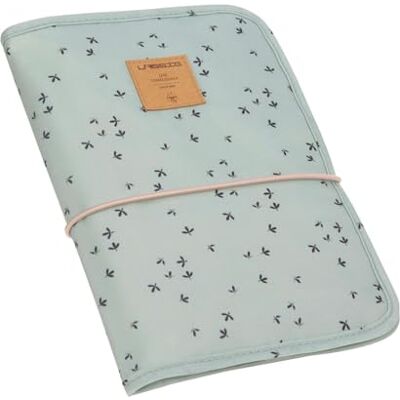 Lässig Luiertas met bloemen, mintgroen Lässig Luiertas met bloemen, mintgroen