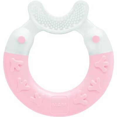 MAM Bite & Brush C136 Tandvleesreiniger en massage voor baby's vanaf 3 maanden, roze MAM Bite & Brush C136 Tandvleesreiniger en massage voor baby's vanaf 3 maanden, roze