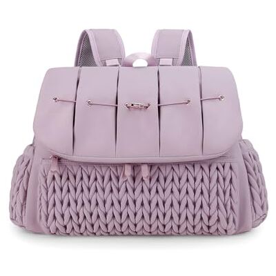 SONARIN Sac à langer convertible imperméable avec matelas à langer et bandoulière Violet SONARIN Sac à langer convertible imperméable avec matelas à langer et bandoulière Violet