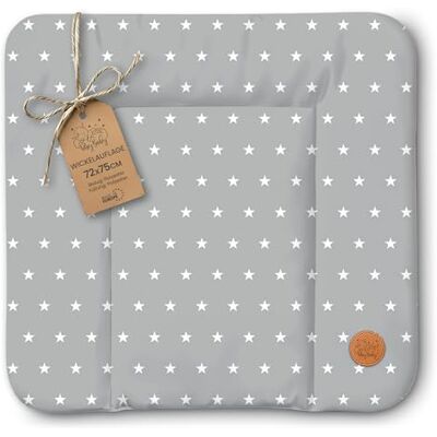 Totsy Baby Aankleedkussen voor baby's, 75 x 72 cm, luiertafel voor baby's met plank, waterdichte mat, gemakkelijk te reinigen op een wasmachine of een commode Hemnes of Malm, Oeko-Tex, sterren grijs Totsy Baby Aankleedkussen voor baby's, 75 x 72 cm, luiertafel voor baby's met plank, waterdichte mat, gemakkelijk te reinigen op een wasmachine of een commode Hemnes of Malm, Oeko-Tex, sterren grijs
