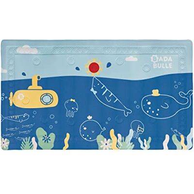 Badabulle Antislip badmat (82 zuignappen) met temperatuurweergave wanneer > 37 °C, 70 x 40 cm Badabulle Antislip badmat (82 zuignappen) met temperatuurweergave wanneer > 37 °C, 70 x 40 cm